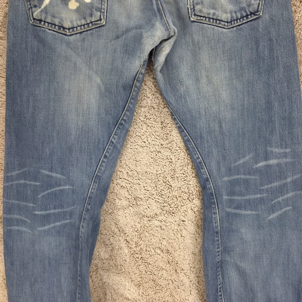 Vintage Levis Engineered Jeans Mens 32x34 Blue Light Wash Twisted Button Fly